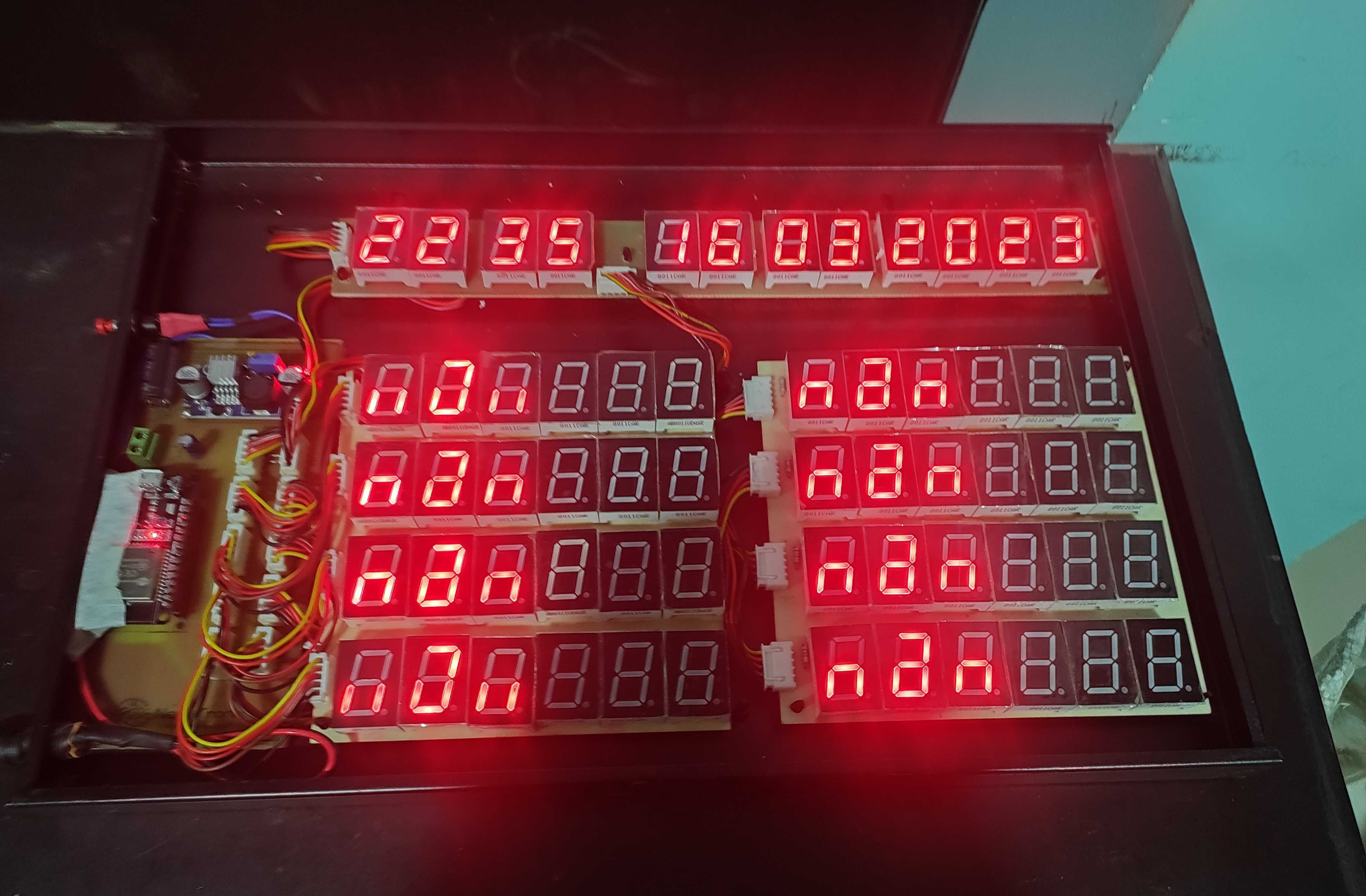 Real-Time Gold Price Display Board project illustration